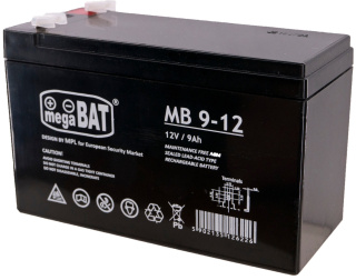 Akumulator AGM 12V 9Ah bezobsługowy bateria MB 9-12