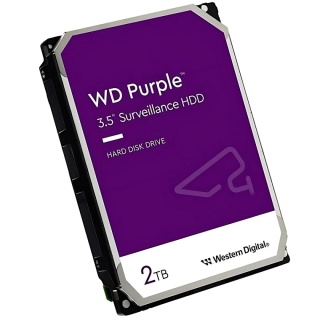 Dysk Twardy HDD 2TB SATA 3.5 cala Do Rejestratora Monitoringu WD PURPLE