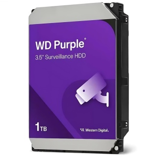 Dysk Twardy HDD 1TB SATA 3.5 cala Do Rejestratora Monitoringu WD PURPLE