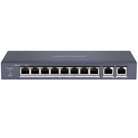 Switch POE 8 port Gigabit zasilacz do kamer Hikvision DS-3E0310P-E/M Switch POE 8 port Gigabit zasilacz do kamer Hikvision DS-3E0310P-E/M