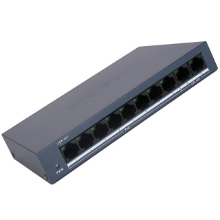 Switch POE 8 port zasilacz do kamer Hikvision DS-XS0110-P/Polish