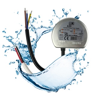 Zasilacz 12V 2.5A 30W LED dopuszkowy wodoodporny A3012Y