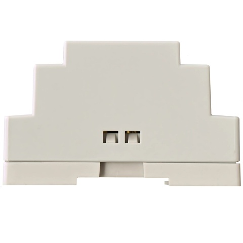 Zasilacz zamontowany na szynie DIN 10W 5V widok z boku