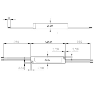 Zasilacz LED 12V 24W 2A hermetyczny IP67 GPV-20-12