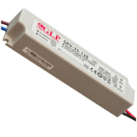 Zasilacz LED 12V 36W hermetyczny GPV-35-12E Zasilacz LED 12V 36W hermetyczny GPV-35-12E