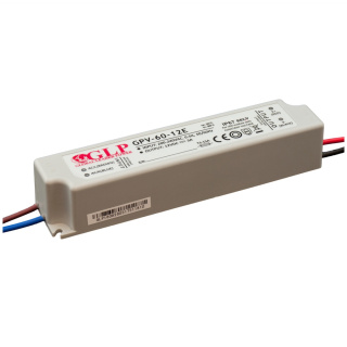 Zasilacz LED 12V 60W 5A hermetyczny IP67 GPV-60-12E