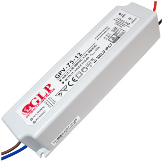 Zasilacz LED 12V 72W 6A hermetyczny IP67 GPV-75-12
