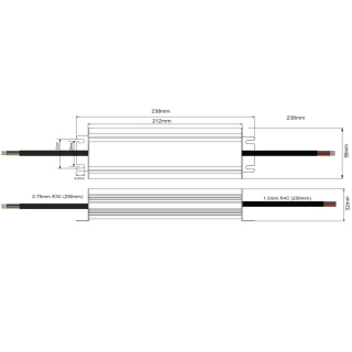 Zasilacz LED 24V 200W 8.3A hermetyczny IP67 ADWS-200-24