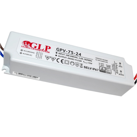 Zasilacz LED 24V 72W hermetyczny GPV-75-24