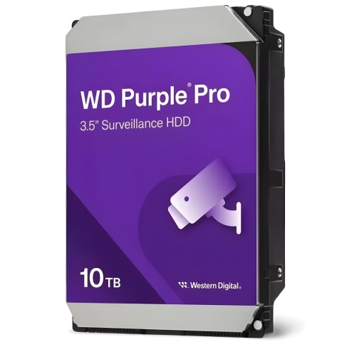Dysk Twardy HDD 10TB SATA 3.5 cala Do Rejestratora Monitoringu WD PURPLE