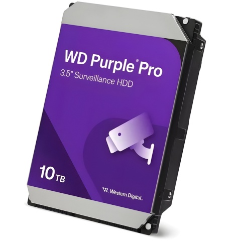 Dysk Twardy HDD 10TB SATA 3.5 cala Do Rejestratora Monitoringu WD PURPLE