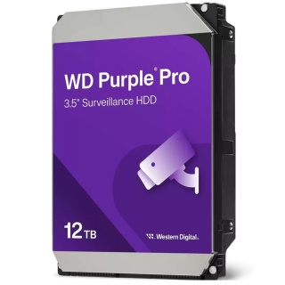 Dysk Twardy HDD 12TB SATA 3.5 cala Do Rejestratora Monitoringu WD PURPLE