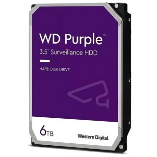 Dysk Twardy HDD 6TB SATA 3.5 cala Do Rejestratora Monitoringu WD PURPLE