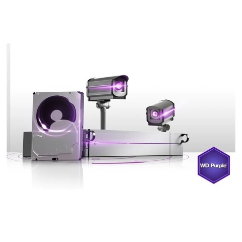 Dysk Twardy HDD 8TB SATA 3.5" Do Rejestratora Monitoringu WD PURPLE rysunek