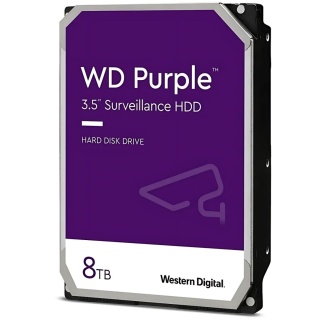 Dysk Twardy HDD 8TB SATA 3.5 cala Do Rejestratora Monitoringu WD PURPLE