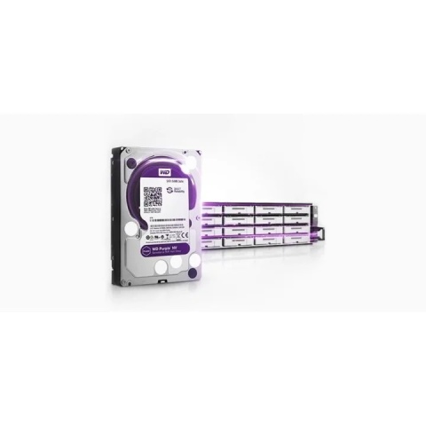 Dysk Twardy HDD 3TB SATA 3.5 cala Do Rejestratora Monitoringu WD PURPLE