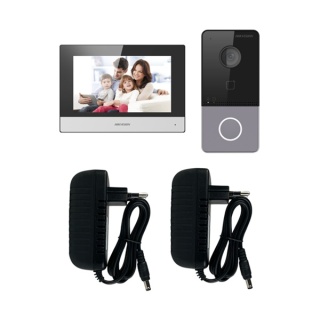 Wideodomofon Hikvision Przewodowy IP PoE Zestaw DS-KIS603-P(C)