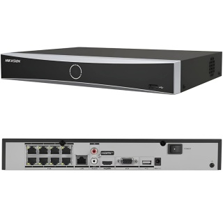 Rejestrator PoE 8 kanałowy IP Hikvision DS-7608NXI-K1/8P(D)