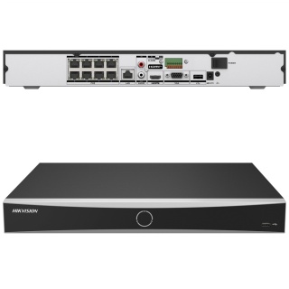 Rejestrator PoE 8 kanałowy IP Hikvision DS-7608NXI-K2/8P