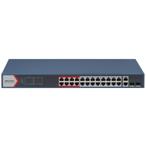 Switch POE 24 port zarządzalny Gigabit rack Hikvision DS-3E1326P-EI(B)