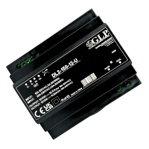 Zasilacz 12V 135.6W 11.3A LED regulowany na szynę DIN DL2-150-12-U