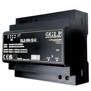 Zasilacz 12V 135.6W 11.3A LED regulowany na szynę DIN DL2-150-12-U
