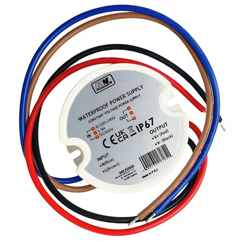 Zasilacz 24V 2.5A 60W LED dopuszkowy wodoodporny IP67 AF6024Y