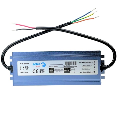 Zasilacz LED 12V 150W 12.5A hermetyczny IP67 ADWS-150-12
