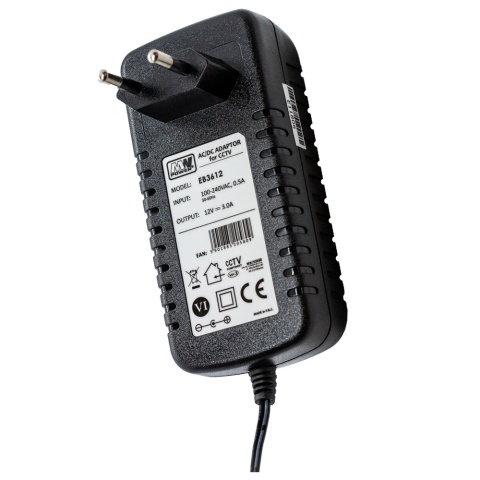Zasilacz wtyczkowy 12V 36W 3A impulsowy EB3612