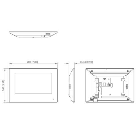 Zestaw wideodomofonu Hikvision DS-KIS604-S(C)